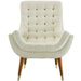 Modway Suggest Button Tufted Performance Velvet Lounge Chair Living Room Furniture - View 25