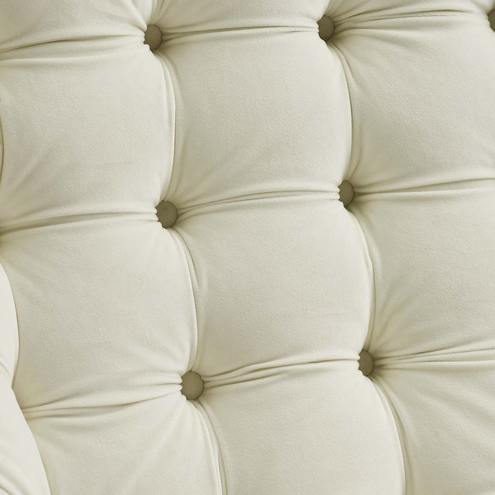 Modway Suggest Button Tufted Performance Velvet Lounge Chair Living Room Furniture - View 27
