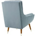 Modway Suggest Button Tufted Performance Velvet Lounge Chair Living Room Furniture - View 30