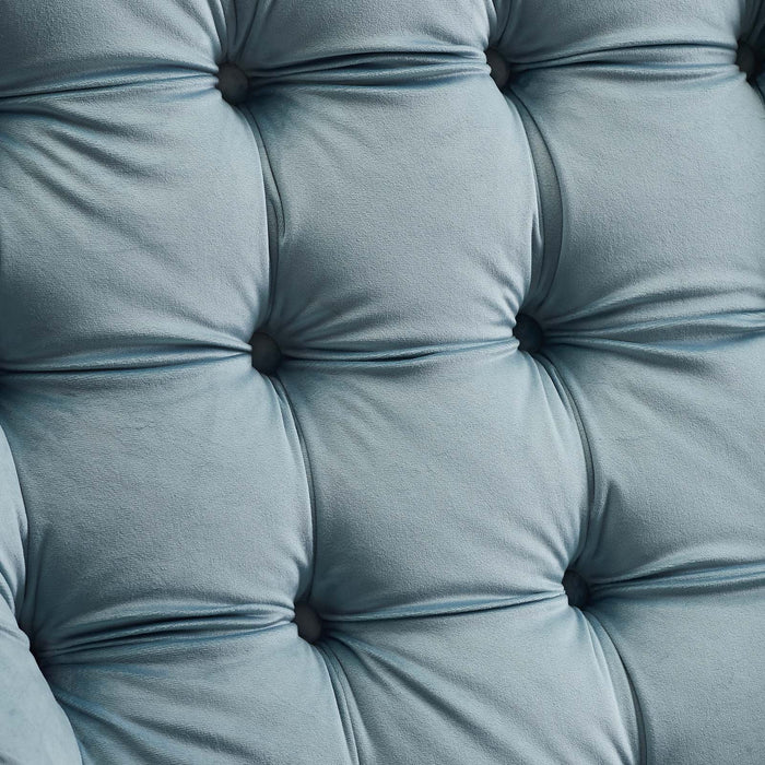 Modway Suggest Button Tufted Performance Velvet Lounge Chair Living Room Furniture - View 33