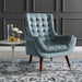 Modway Suggest Button Tufted Performance Velvet Lounge Chair Living Room Furniture - View 28
