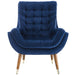 Modway Suggest Button Tufted Performance Velvet Lounge Chair Living Room Furniture - View 36