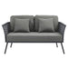 Stance Outdoor Patio Aluminum Loveseat - view 7