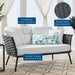 Stance Outdoor Patio Aluminum Loveseat - view 11