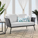 Stance Outdoor Patio Aluminum Loveseat - view 8