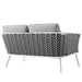 Stance Outdoor Patio Aluminum Loveseat - view 18