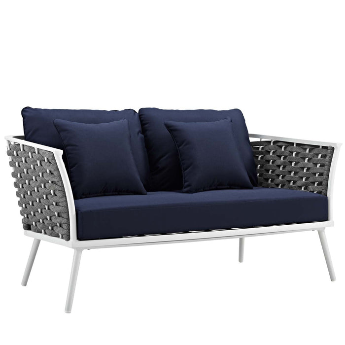 Stance Outdoor Patio Aluminum Loveseat - view 21