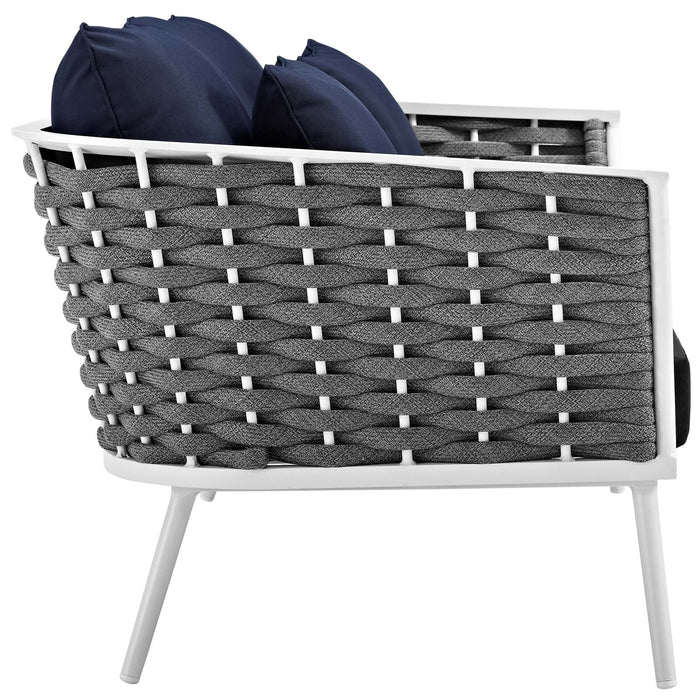 Stance Outdoor Patio Aluminum Loveseat - view 22