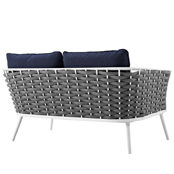 Stance Outdoor Patio Aluminum Loveseat - view 23