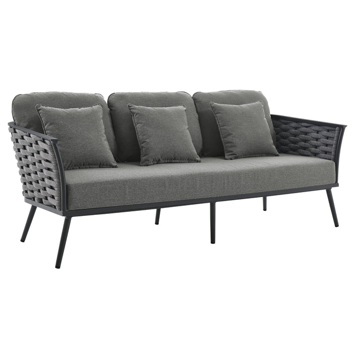 Stance Outdoor Patio Aluminum Sofa - view 19