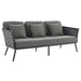 Stance Outdoor Patio Aluminum Sofa - view 19