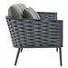 Stance Outdoor Patio Aluminum Sofa - view 22