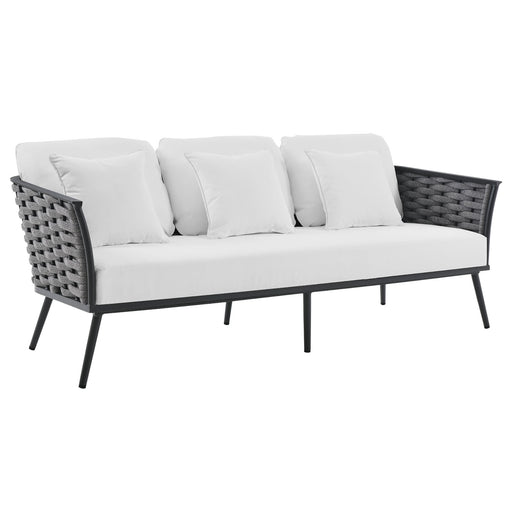 Stance Outdoor Patio Aluminum Sofa - alternate angle view