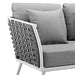 Stance Outdoor Patio Aluminum Sofa - view 12
