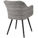 Endeavor Outdoor Patio Wicker Rattan Dining Armchair - view 5