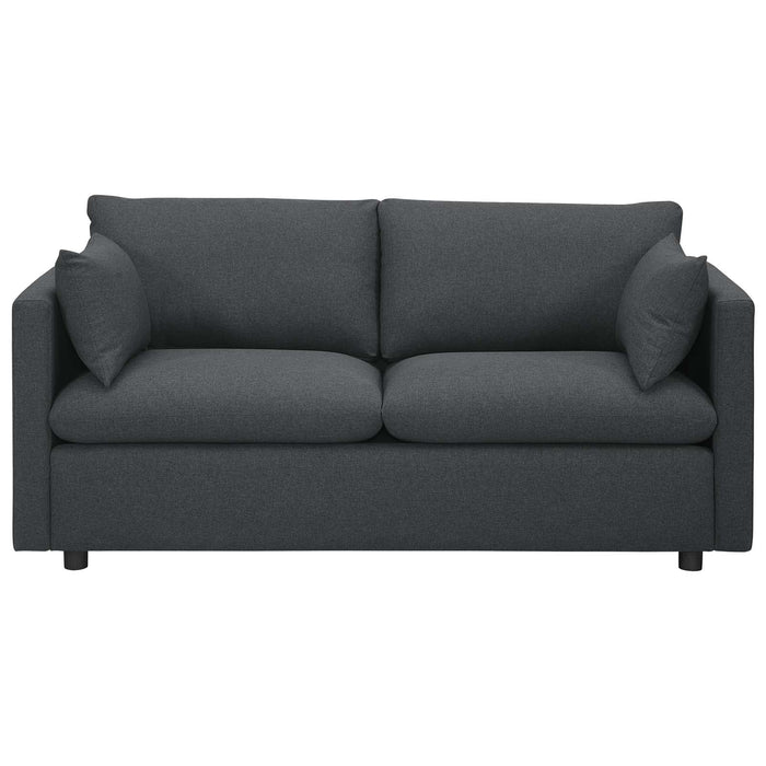 Activate Modern Upholstered Fabric Sofa – Cozy Design with Dense Foam, Easy Assembly, and Shipping!