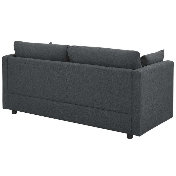 Activate Modern Upholstered Fabric Sofa – Cozy Design with Dense Foam, Easy Assembly, and Shipping!