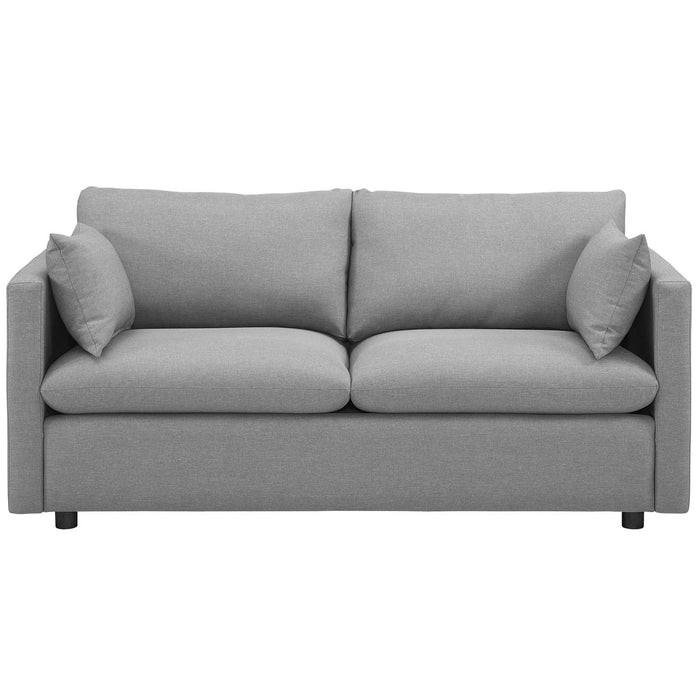 Activate Modern Upholstered Fabric Sofa – Cozy Design with Dense Foam, Easy Assembly, and Shipping!