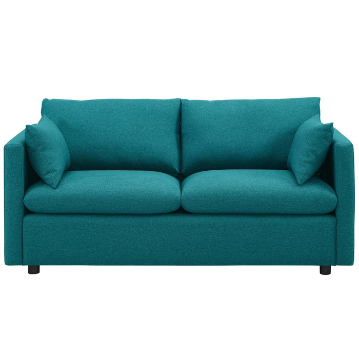 Activate Modern Upholstered Fabric Sofa – Cozy Design with Dense Foam, Easy Assembly, and Shipping!