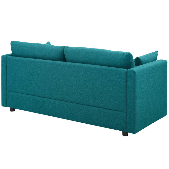 Activate Modern Upholstered Fabric Sofa – Cozy Design with Dense Foam, Easy Assembly, and Shipping!