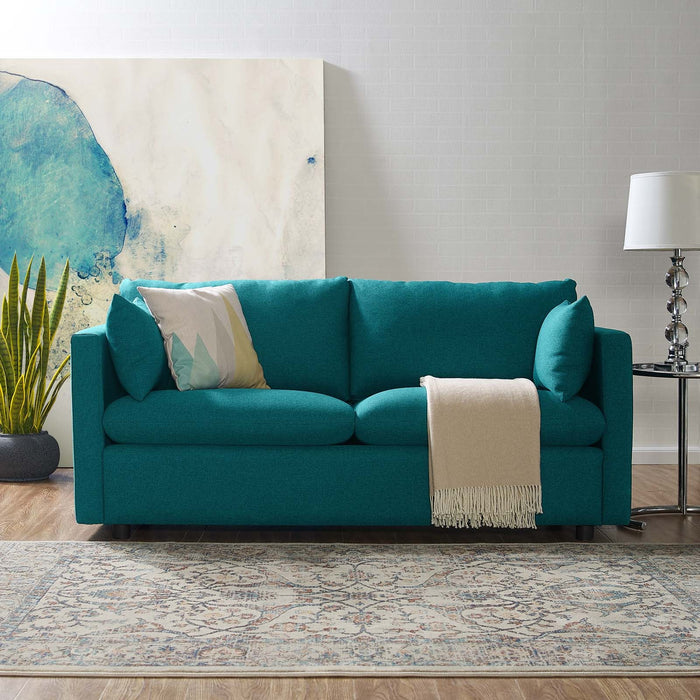 Activate Modern Upholstered Fabric Sofa – Cozy Design with Dense Foam, Easy Assembly, and Shipping!