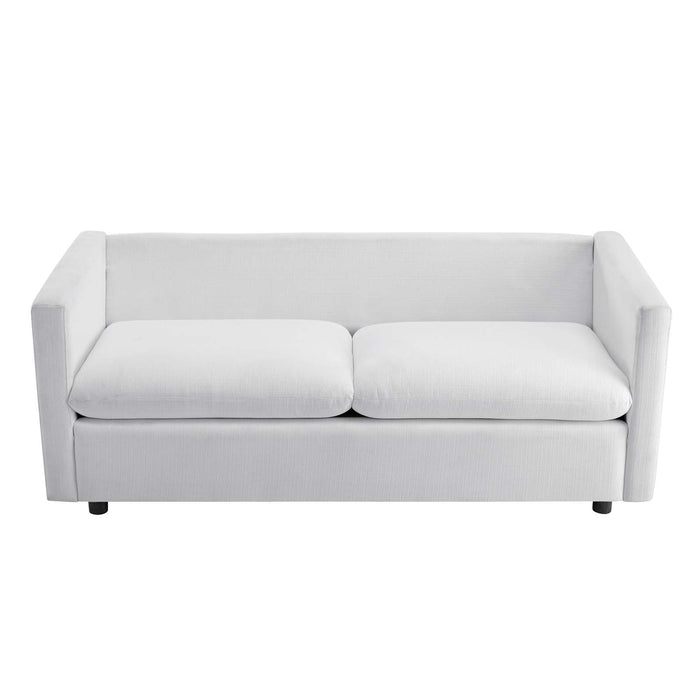 Activate Modern Upholstered Fabric Sofa – Cozy Design with Dense Foam, Easy Assembly, and Shipping!