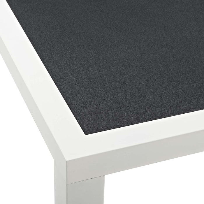 Stance 90.5" Outdoor Patio Aluminum Dining Table - view 6