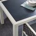 Stance 90.5" Outdoor Patio Aluminum Dining Table - detail close-up