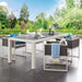 Stance 90.5" Outdoor Patio Aluminum Dining Table - Modway \outdoor\dining tables