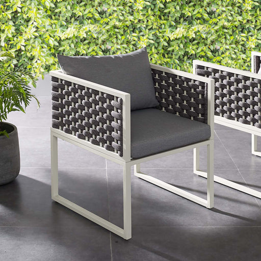 Stance Outdoor Patio Aluminum Dining Armchair - Modway \outdoor\dining chairs