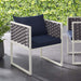 Stance Outdoor Patio Aluminum Dining Armchair - view 7