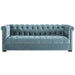 Modway Heritage Performance Velvet Sofa - Elegant Chesterfield Design, Stain-Resistant... Living Room Furniture - View 16