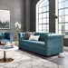 Modway Heritage Performance Velvet Sofa - Elegant Chesterfield Design, Stain-Resistant... Living Room Furniture - View 19