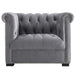 Modway Heritage Performance Velvet Armchair Living Room Furniture - Close-Up