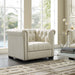 Modway Heritage Performance Velvet Armchair Living Room Furniture - Lifestyle View