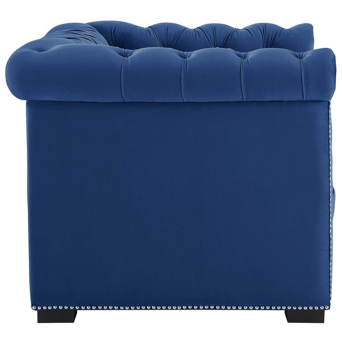 Modway Heritage Performance Velvet Armchair Living Room Furniture - View 12