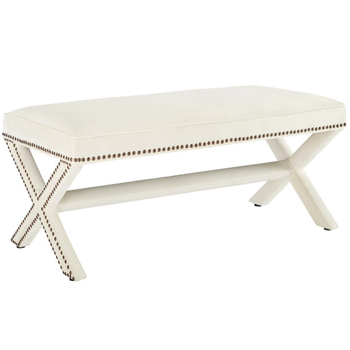 Modway Rivet Performance Velvet Bench Entryway Furniture - View 10