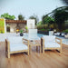 Upland 3 Piece Outdoor Patio Teak Set - Modway \outdoor\conversation sets