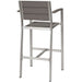 Shore Bar Stool Outdoor Patio Aluminum Set of 2 - view 5