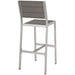 Shore Armless Bar Stool Outdoor Patio Aluminum Set of 2 - view 5