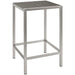 Modway Shore 3 Piece Outdoor Patio Aluminum Pub Set in Gray - Detail View