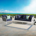 Stance 2 Piece Outdoor Patio Aluminum Sectional Sofa Set by Modway - feature highlight