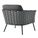 Stance 3 Piece Outdoor Patio Aluminum Sectional Sofa Set outdoor patio furniture set lifestyle shot
