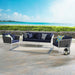 Stance 3 Piece Outdoor Patio Aluminum Sectional Sofa Set by Modway - view 19