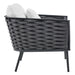 Stance 4 Piece Outdoor Patio Aluminum Sectional Sofa Set by Modway - feature highlight