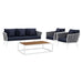 Stance 4 Piece Outdoor Patio Aluminum Sectional Sofa Set by Modway - view 25