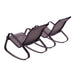 Modway Traveler Rocking Lounge Chair Outdoor Patio Mesh Sling Set of 2 Living Room Furniture - Close-Up