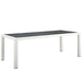 Modway Stance 7 Piece Outdoor Patio Aluminum Dining Set - Close-Up