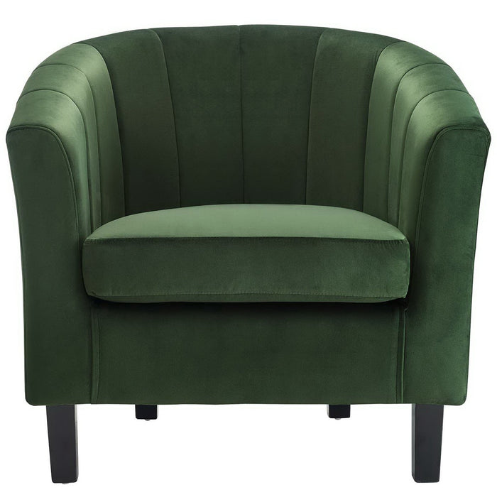 Prospect Channel Tufted Performance Velvet Armchair