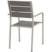 Modway Shore 5 Piece Outdoor Patio Aluminum Dining Set - View 12